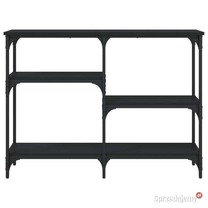 Stolik konsolowy czarny 102x29x75 WM834080 Warszawa