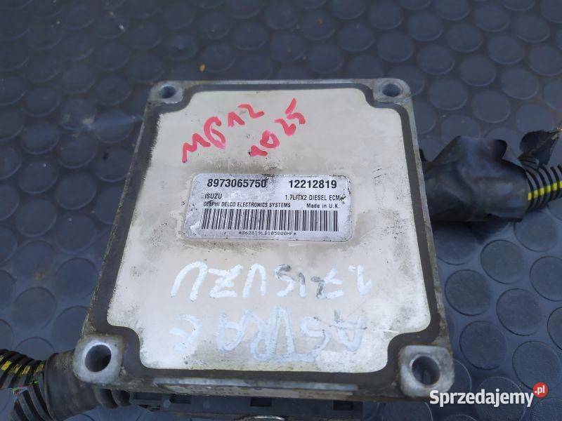 STEROWNIK SILNIKA OPEL ASTRA II 2 G 12212819 osobowe Części samochodowe Rudziniec