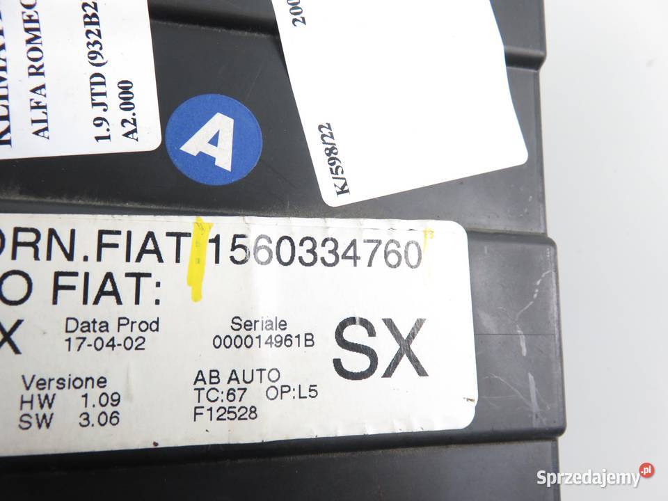 KLIMATRONIK ALFA ROMEO 156 1560334760
