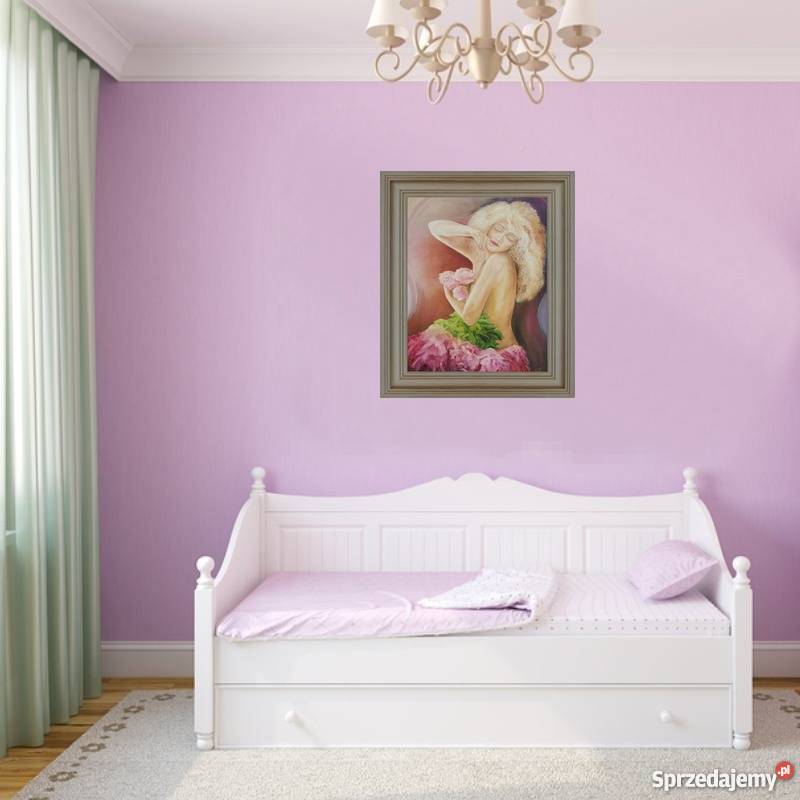 Obraz olejny Akt z kwiatami Lublin