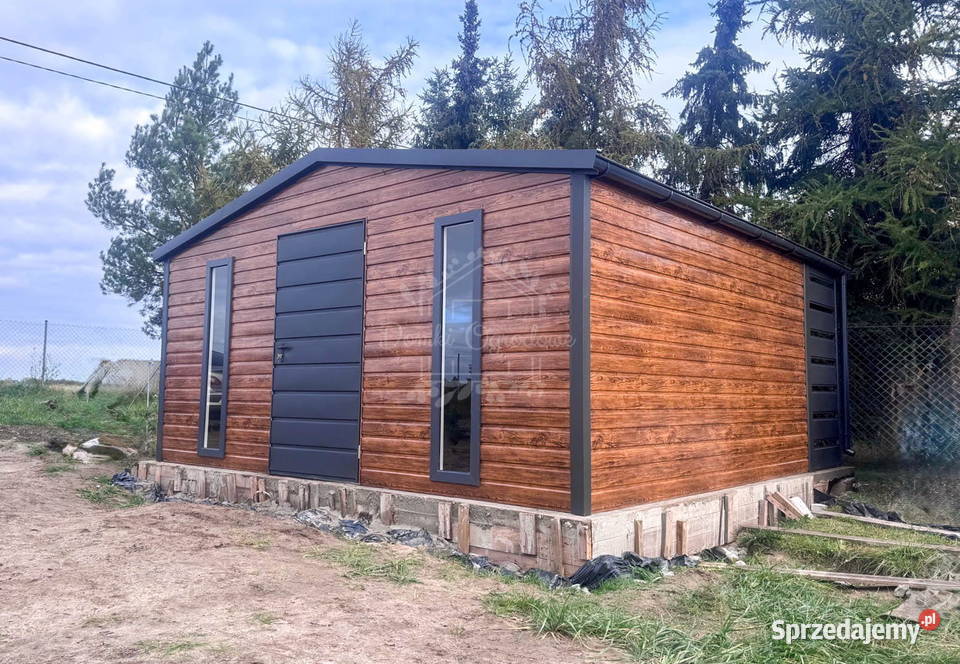 Schowek domek ogrodowy 4x3m drewnopodobny ID1113 Domki narzędziowe Kalisz