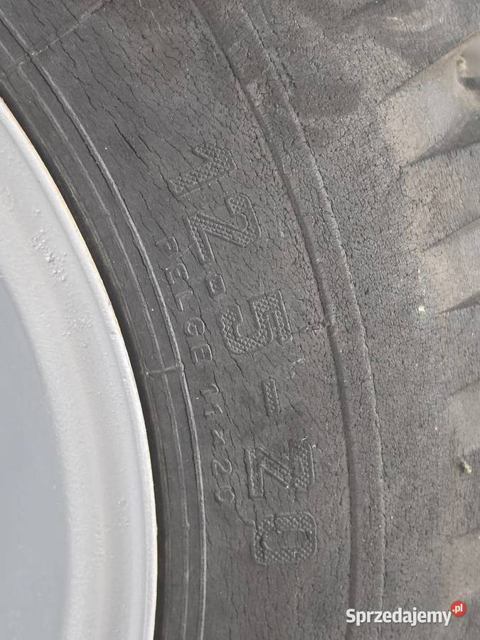 Koła opony felga 125 20 2 sztuki łódzkie Bąków Górny
