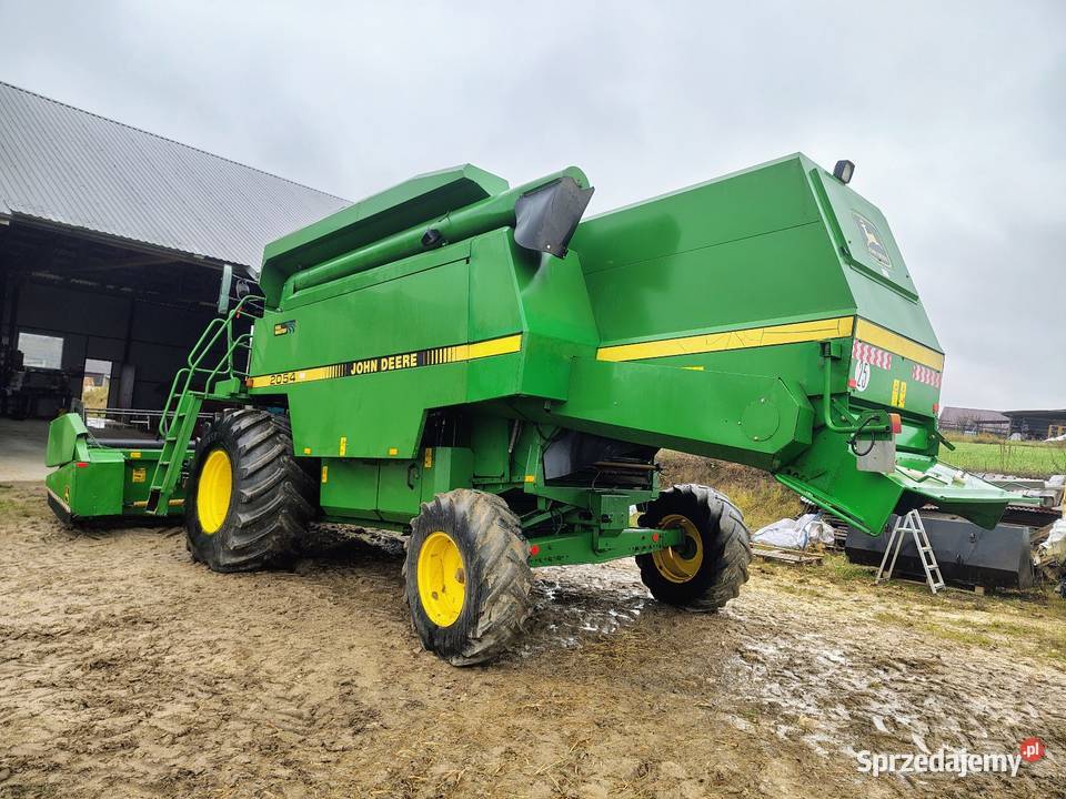 Kombajn JOHN DEERE 2054 Hillmaster 1996r heder Biała Druga