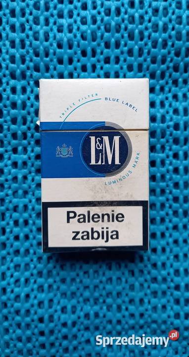 Paczka kolekcjonerska papierosów marki LM Małkinia Górna