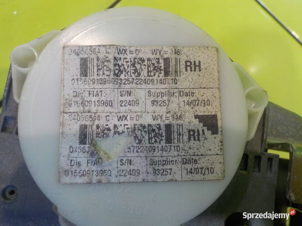 GIULIETTA 10r pas bezpieczenstwa prawy przod z Suków sprzedam