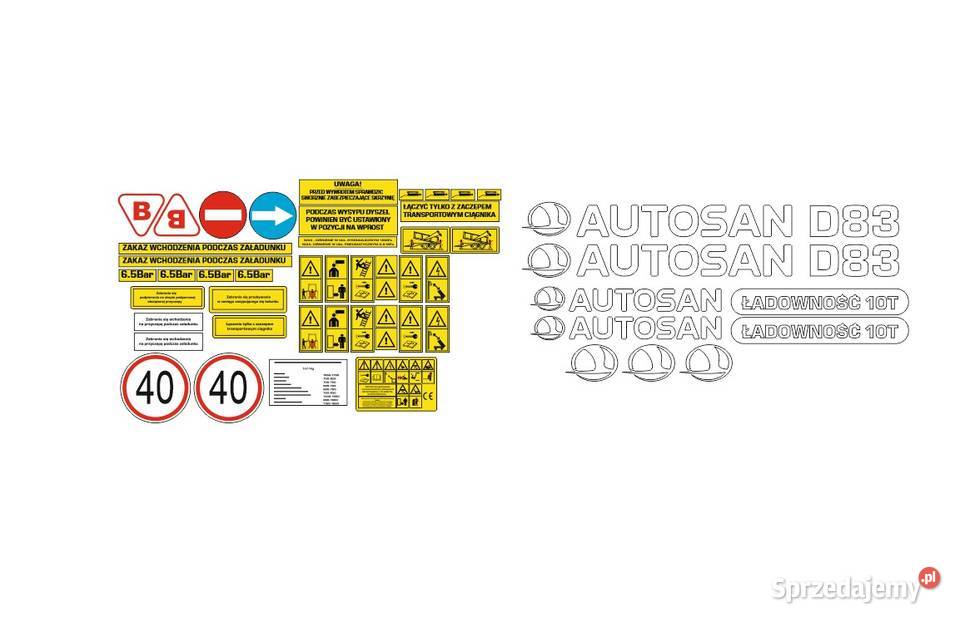 Naklejki Autosan D83 i inne modele super mocne Bydgoszcz