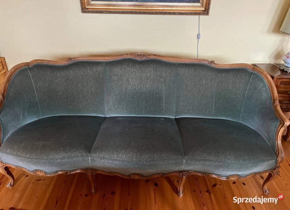 Autentyczna sofa antyczna Ludwikowska ręczne 48694924cm pomorskie Malbork sprzedam