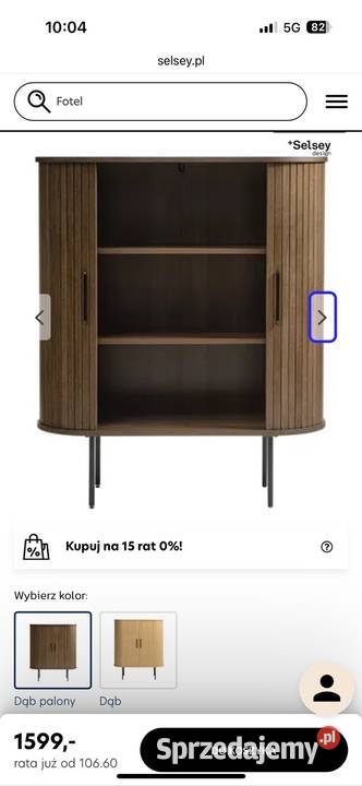 Komoda ciemny brąz 40cm małopolskie Kraków