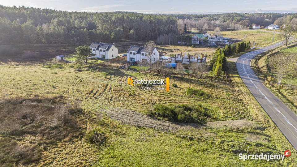 Działka Wielka Piaśnica Kaszubska 1099m2 polna Domatówko
