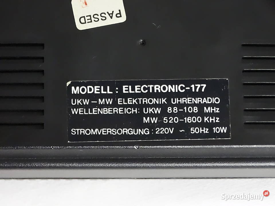 Radiobudzik Novex Electronic 177 vintage z lat Pozostałe Biłgoraj