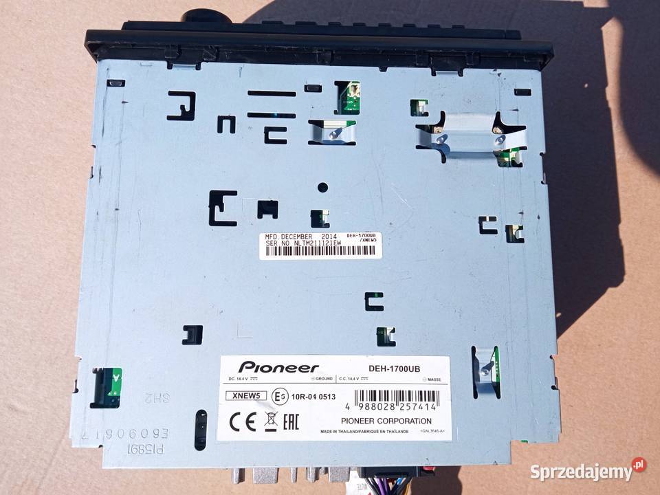 RADIO CD USB AUX PIONEER DEH1700UB Pioneer Pajęczno