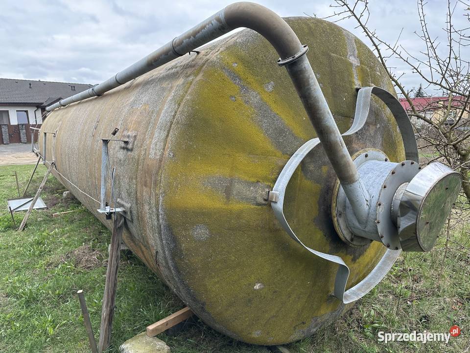 Silos paszowy Zbiornik na zboże granulat 40 m3