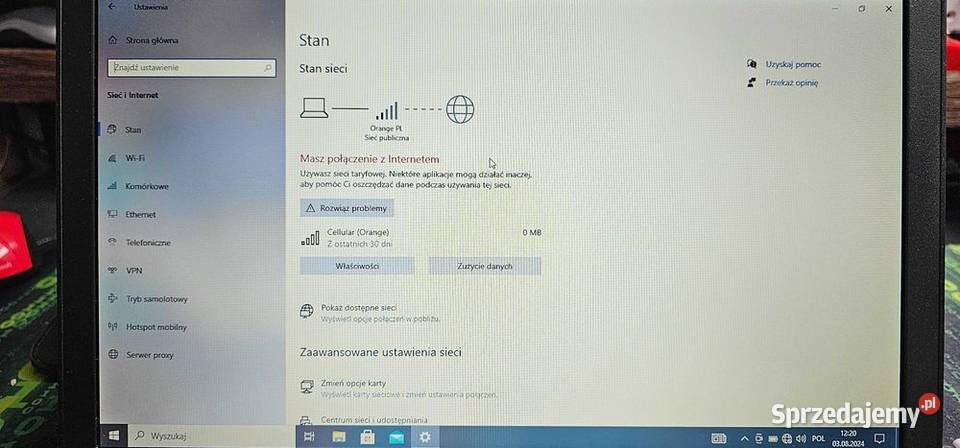 Lenovo LTE4G LedHD 16GB 256NVMe W10 HDMI WIFI podkarpackie Latoszyn sprzedam