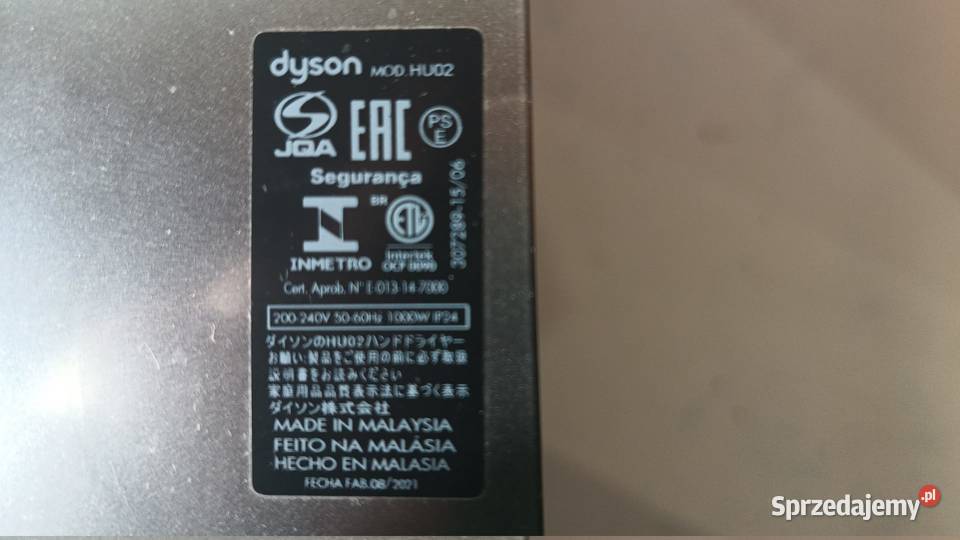 Suszarka do rąk Dyson Airblade V