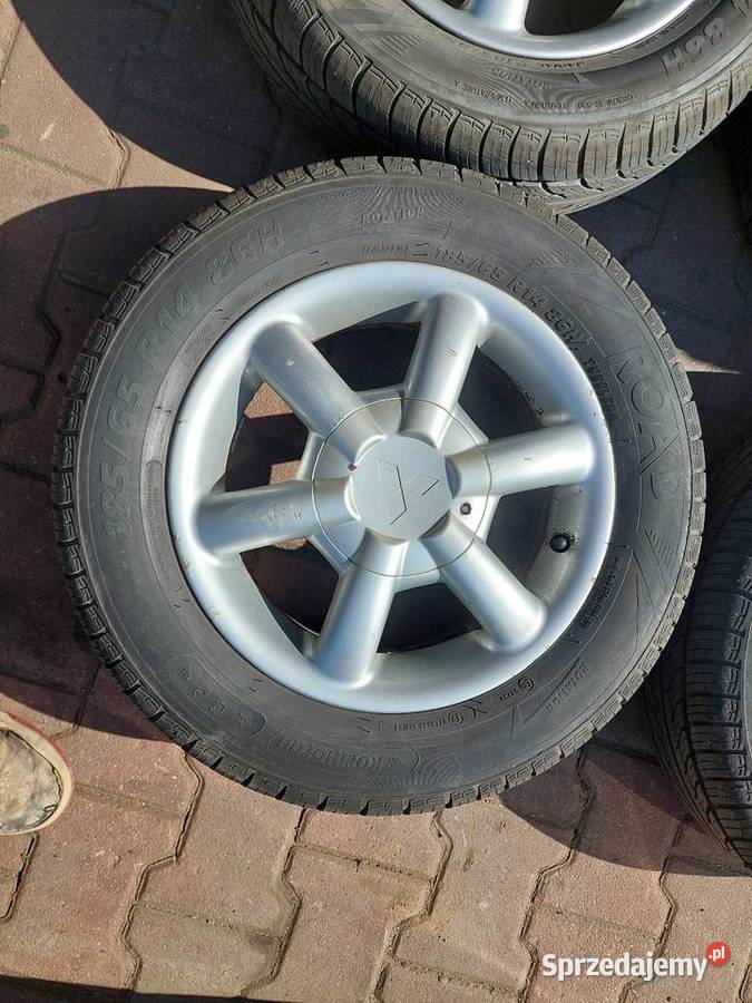 Alufelgi 14 4x1143 Mitsubishi Carisma Komplet Sucha Beskidzka