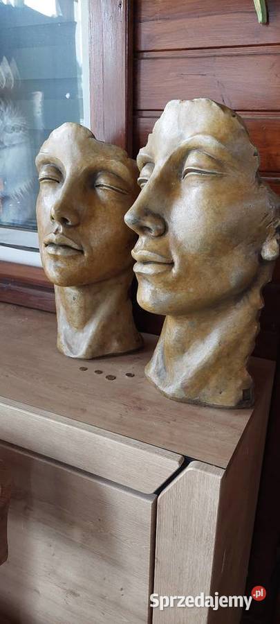 Żeźby Ogrodowe głowy z beonu Poznań