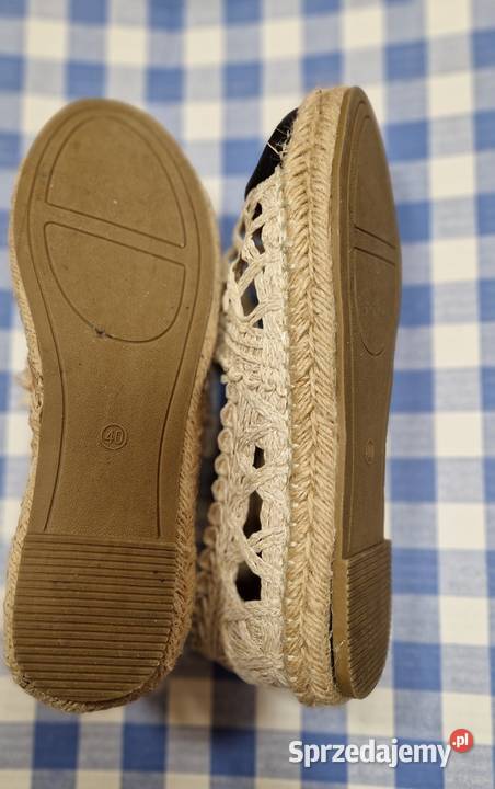 Buty Espadryle Vices 40 ze sznurkiem podeszwie Lublin sprzedam