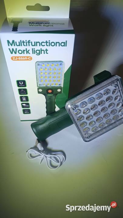 lampa warsztatowa na magnes i hak Gliwice sprzedam