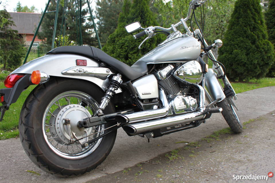 Honda Schadow V750 Wał kardana piękny wydech Wola Batorska