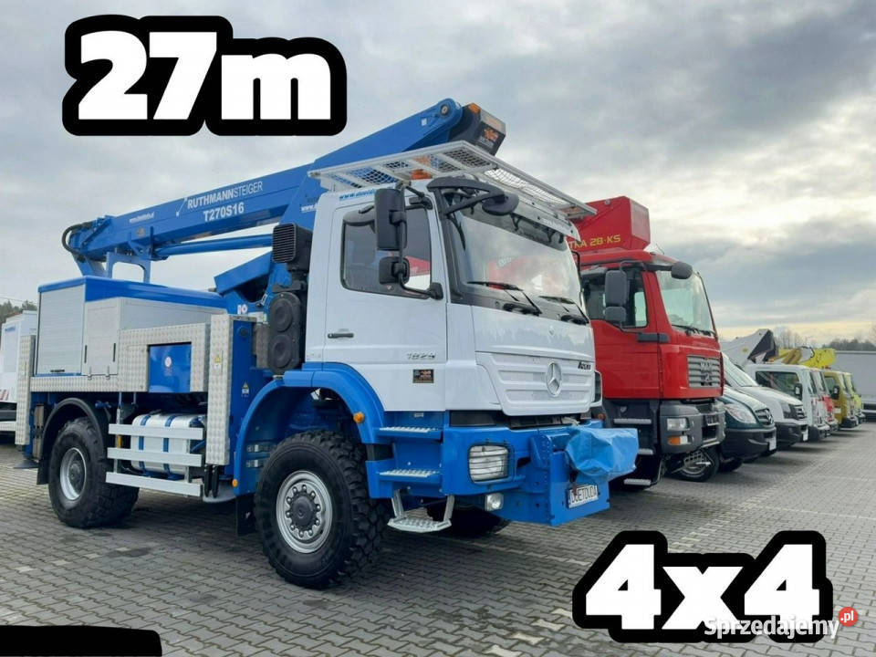 Mercedes AXOR 1829 4x4 Zwyżka RUTHMANN STEIGER