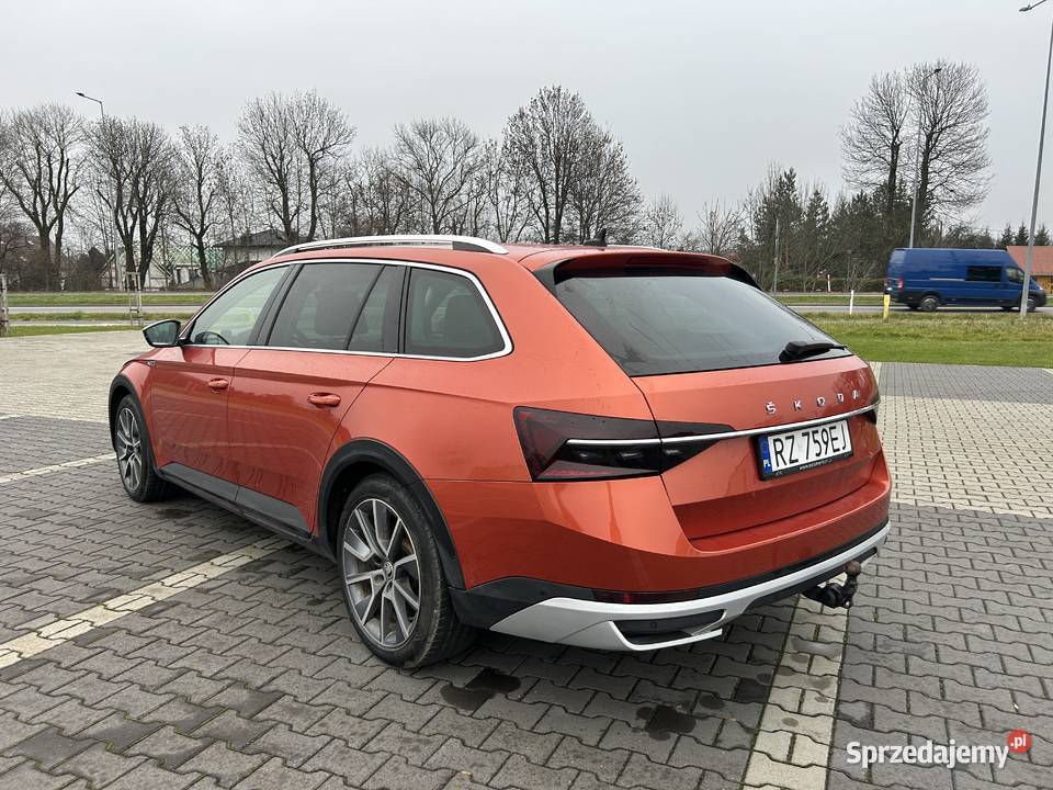 Skoda Superb 20 TDI SCR 4x4 Scout DSG relingi dachowe Łańcut