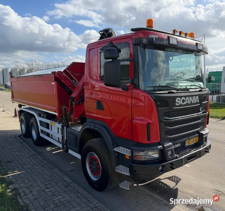 Scania wywrpoka 6x6 z dzwigiem mazowieckie Warszawa