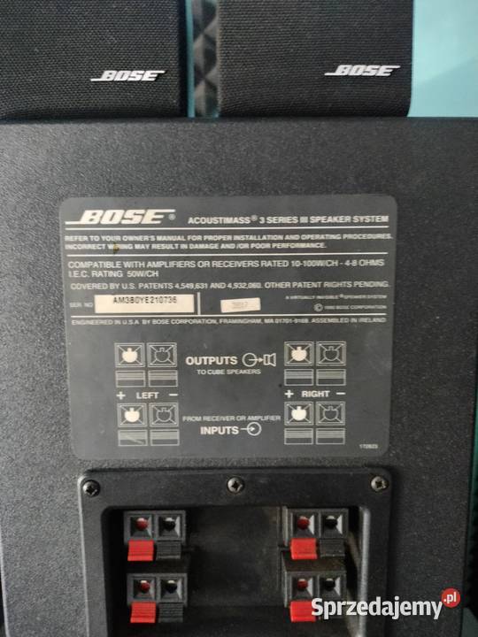 Bose acoustimass 3 subwofer satelity Mega Gostynin