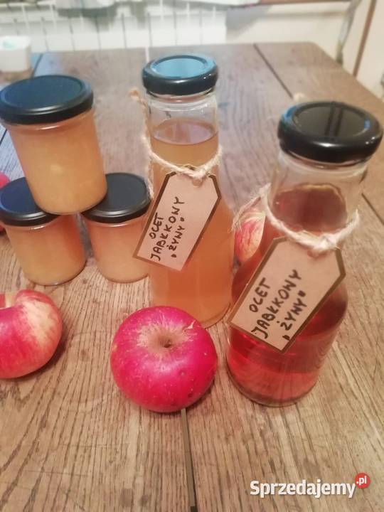 Domowy Żywy Ocet Jabłkowy ekologiczny naturalny Rogów