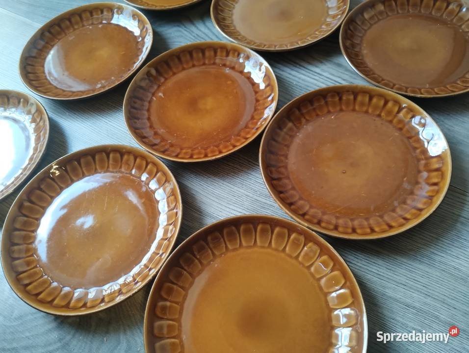 Talerzyki deserowe Tułowice porcelit talerze 9 Strzelce Opolskie