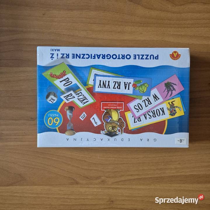 gra edukacyjna puzzle ortograficzne rz i ż maxi zachodniopomorskie Szczecin