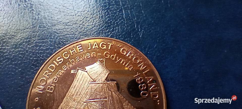 Stare monety Medal Bremerhaven Gdynia 1980 Lesko