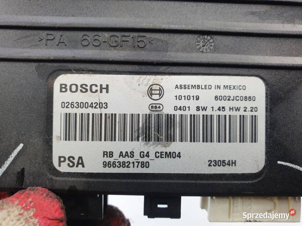 MODUŁ CITROEN C5 9663821780 osobowe