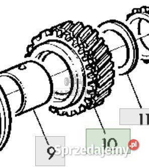 John Deere 6800 6900 Bieg Koło Zębate Koło