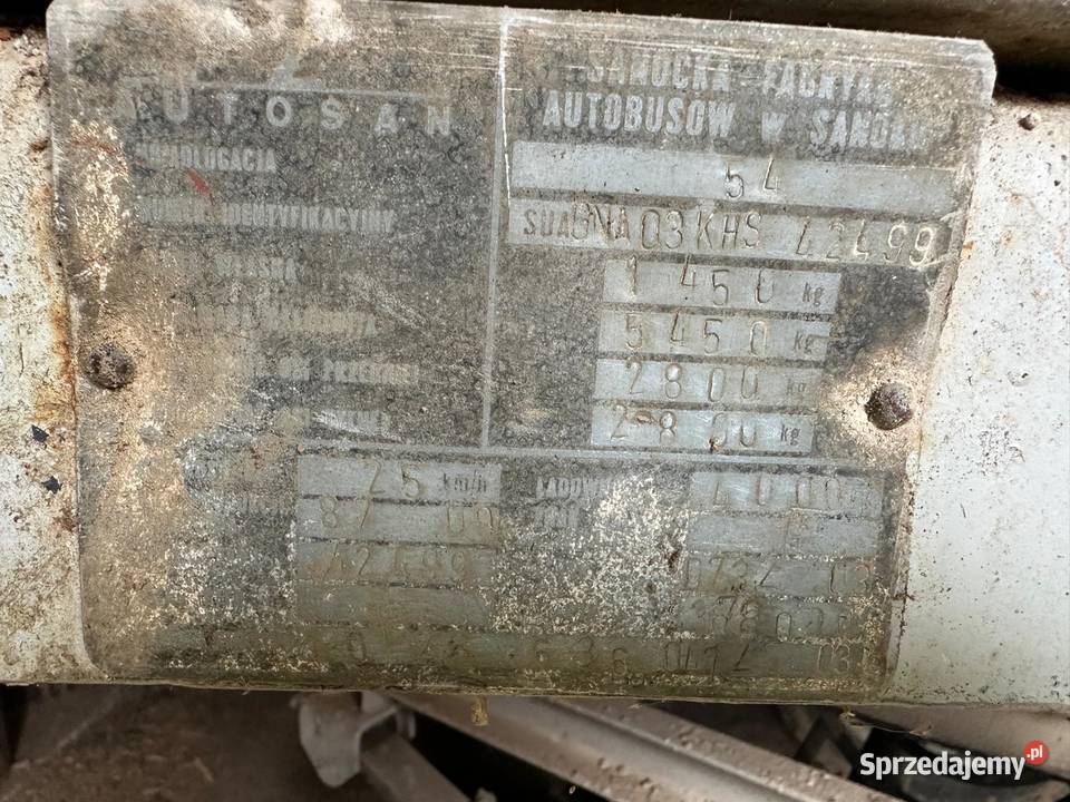 Przyczepa rolnicza Autosan BEZ DOKUMENTÓW Guzki sprzedam