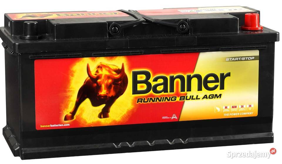 Akumulator 105Ah 950A Banner Running Bull AGM Gorzów Wielkopolski sprzedam