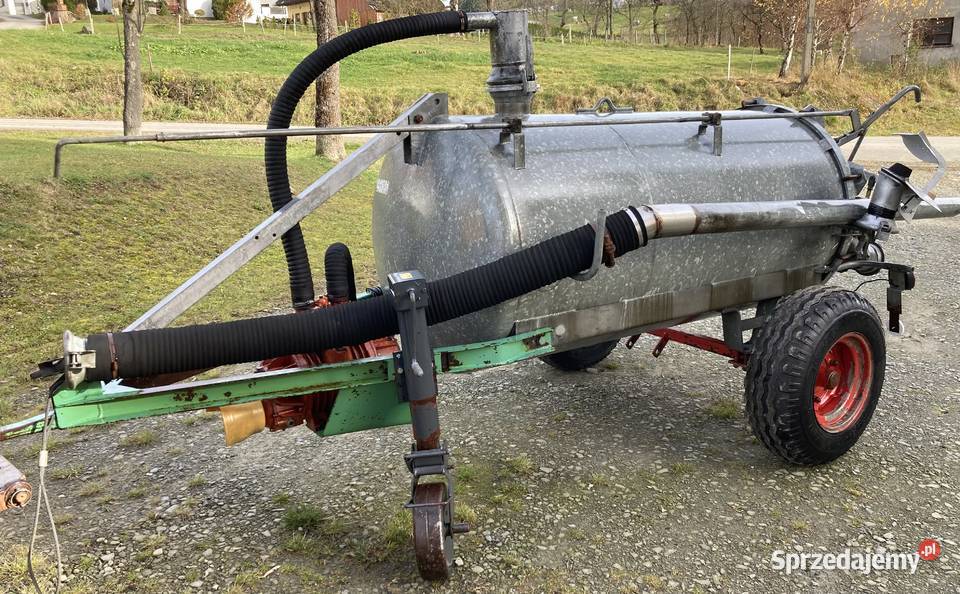Beczka Beczkowóz Wóz Asenizacyjny 1700 litrów Mszana Dolna sprzedam
