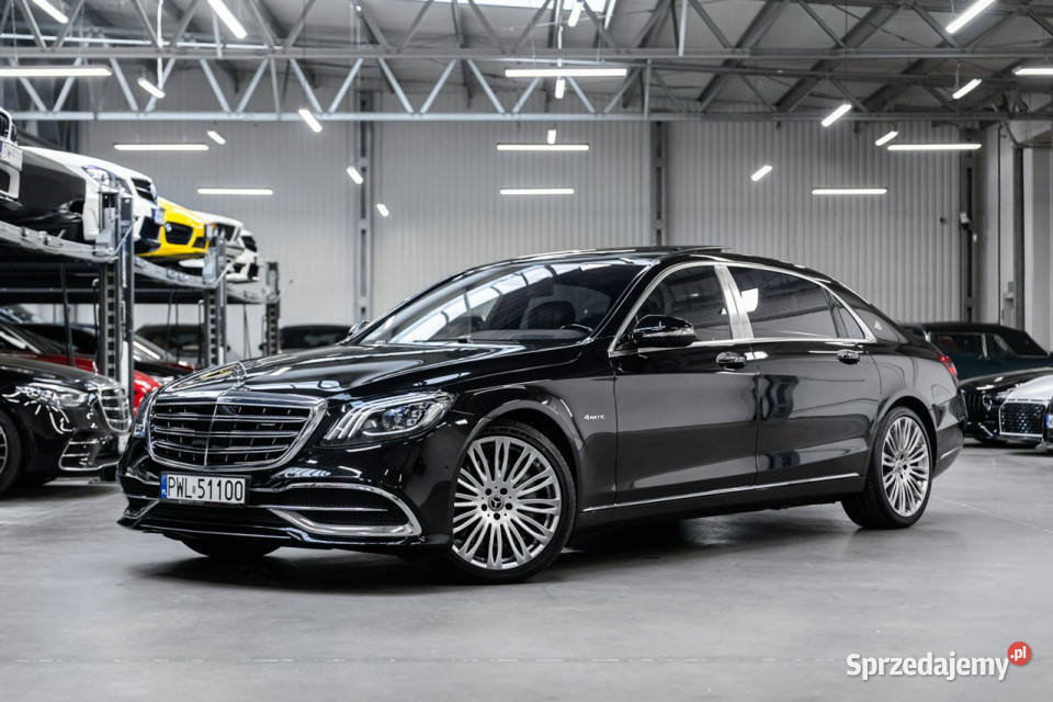 Mercedes S 560 Maybach Maybach Krajowy 47 000 czarny Mercedes-Benz Węgrzce