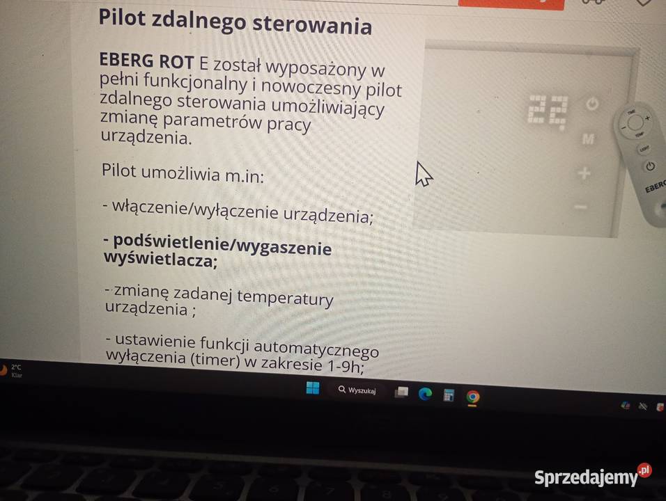 Grzejnik na podczerwień WiFi pilot 600watt Grzejniki Wrocław