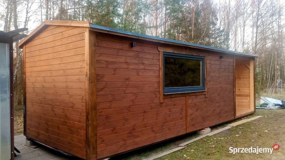 Domek drewniany mobilny całoroczny ocieplenie Radom sprzedam