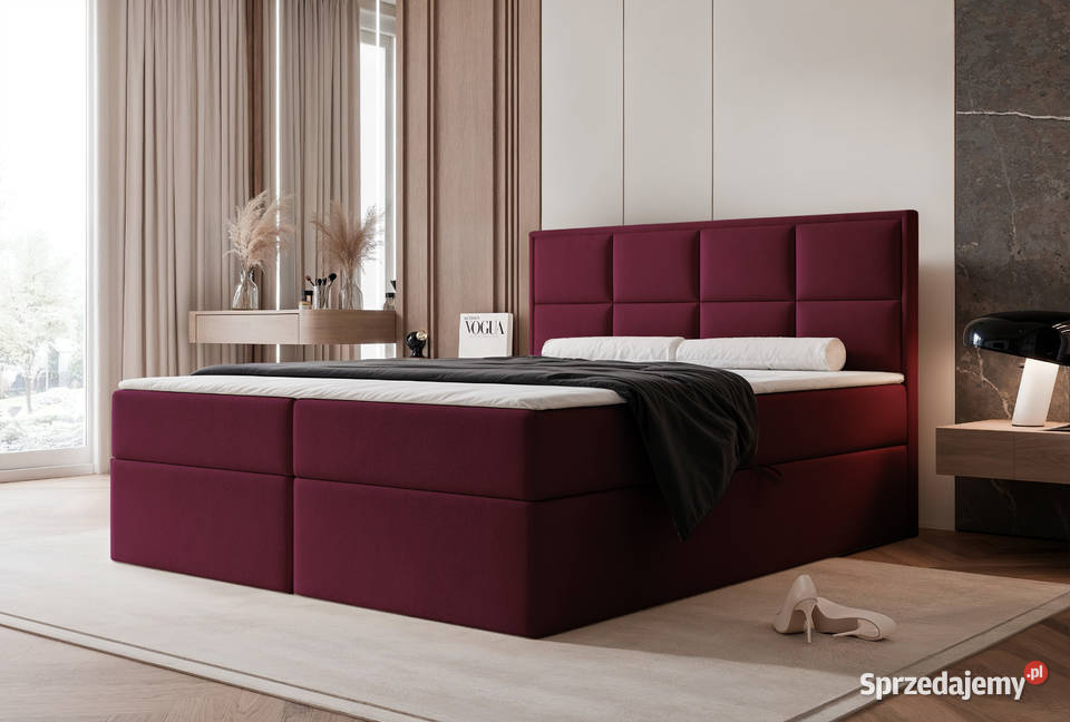 Łóżko kontynentalne z pojemnikiem Silensio różne Łóżka