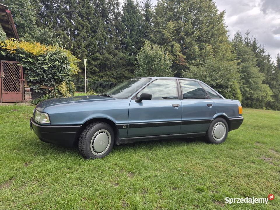 Audi 80 1989 Klasyk bez rdzy LPG Hak Zadbany 262269km 80 Zwierzyniec