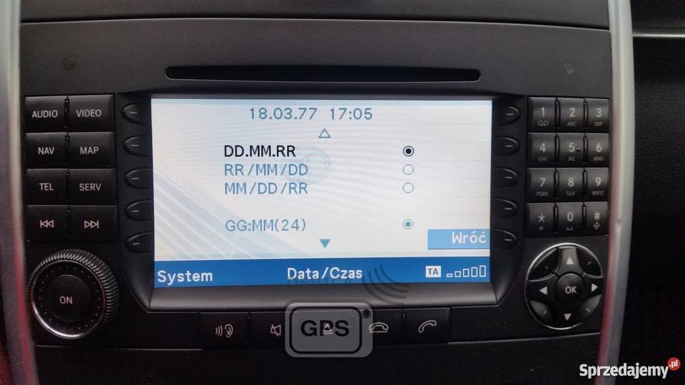 Polskie Menu Mercedes A B C CL CLS ML G GL R NTG małopolskie Tarnów
