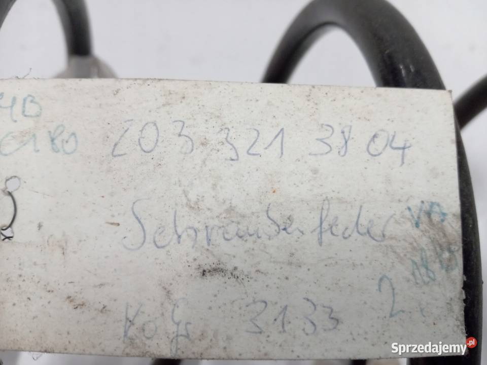 SPRĘŻYNA ZAWIESZENIA TYŁ MERCEDES C W203 CLK
