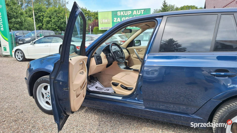 BMW X3 xDrive 20i skóry E83 20032010 Zieleniewo