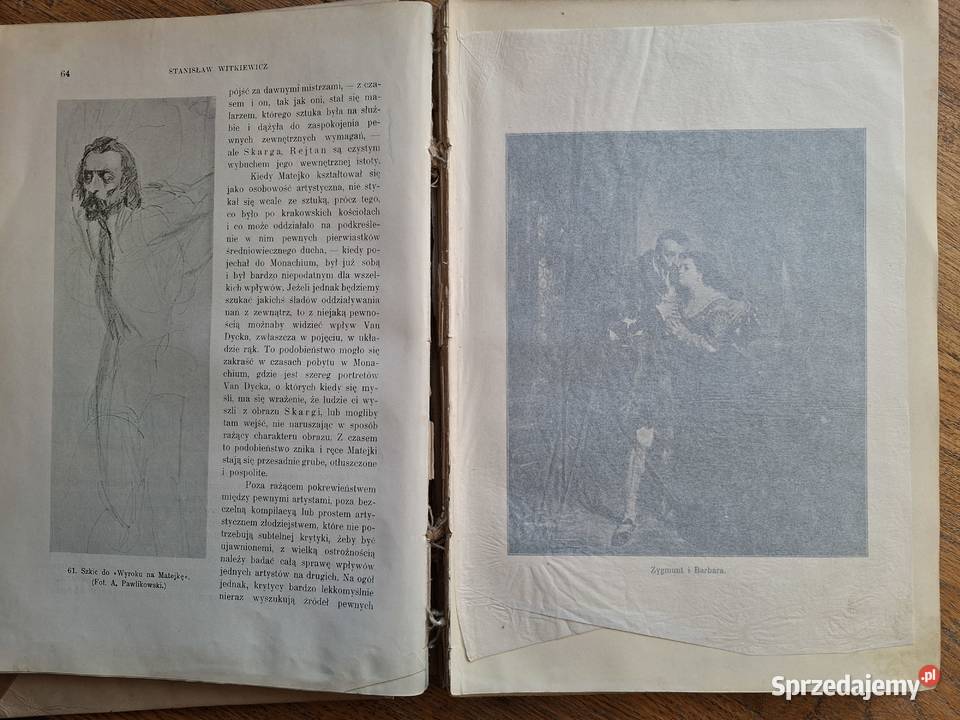 Nauka i Sztuka Matejko Stanisław Witkiewicz twarda Kraków