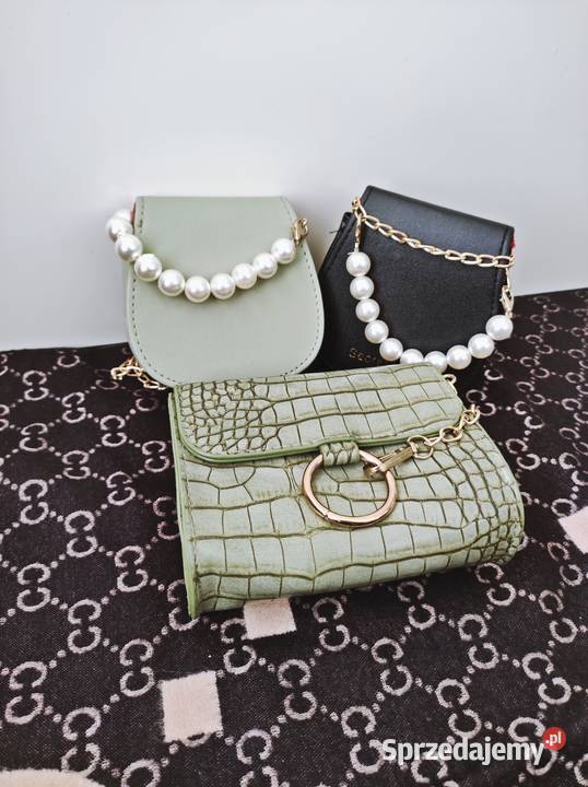 PROMOCJALATOPiękne mini torebkiKhaki i czarny Warszawa