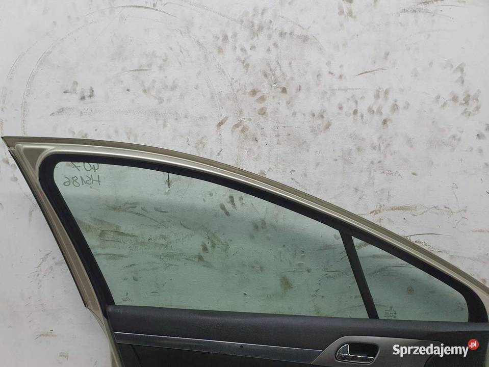 DRZWI LEWY PRZÓD KOMPLETNE PEUGEOT 407 wielkopolskie