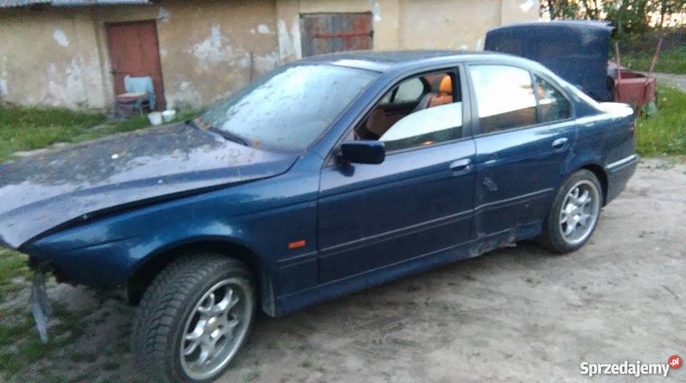 BMW e39 biarritzblau metallic nie e36 e46 520 aluminiowe felgi sprzedam