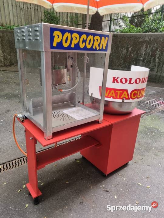 Zestaw maszyna do waty cukrowej i popcornu wata Warszawa