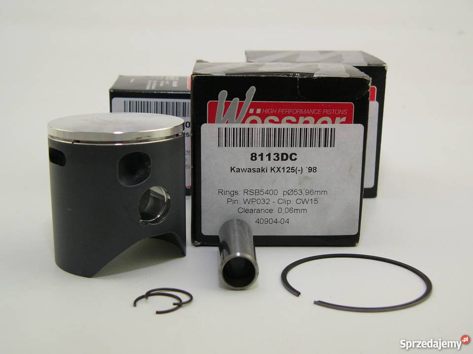 TŁOK komplet tłokowy WOSSNER 5396 mm sel C KX Zabrze